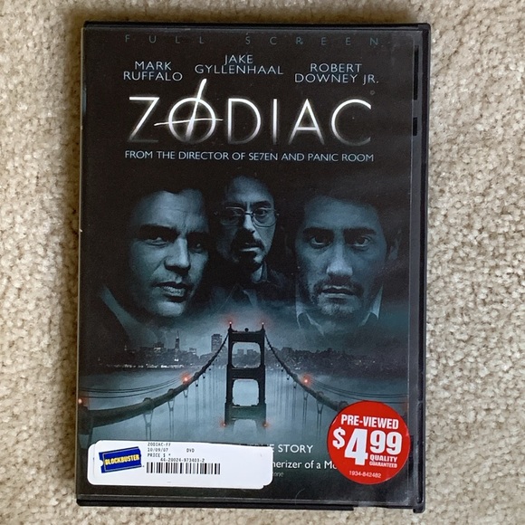 Zodiac DVD, Rated R - Picture 1 of 7